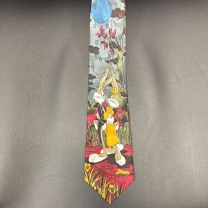 City 1- Looney Tunes Bugs Bunny Tie with Colorful Design
